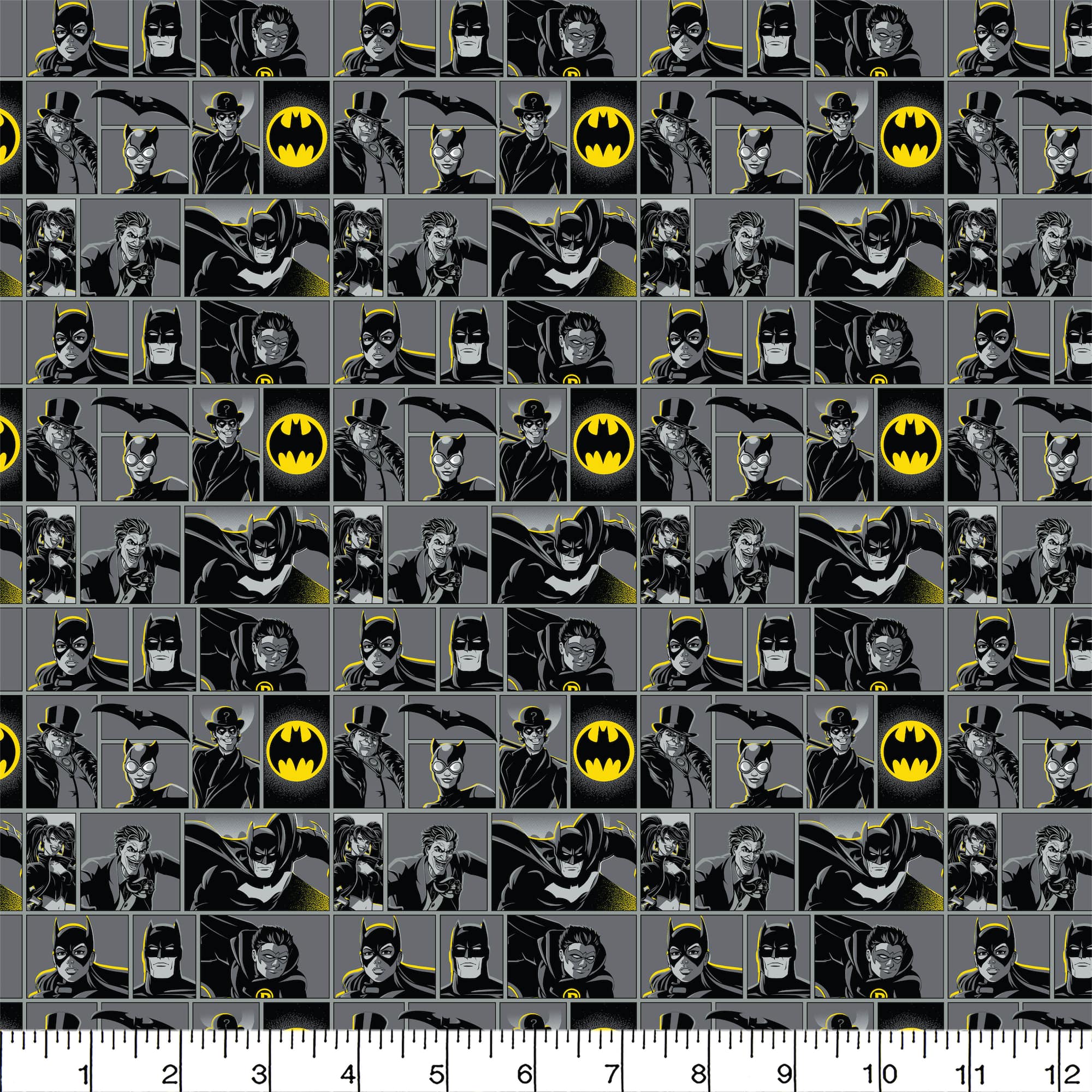 DC Comics Batman™ Team-Up Block Cotton Fabric